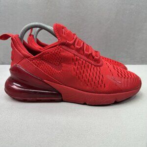 Womens 7.5 / 6Y Nike Air Max 270 Shoes Triple Red Athletic Running Sneakers